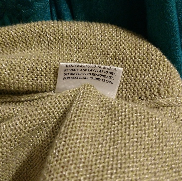 Eileen Fisher linen blend open front cardigan PS - Picture 8 of 8